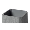 thumbnail image 5 of Homestock Victorian Elegance 12" X 8" Concrete Gray Matte Waste Bin For Bathrooms, Open Top, Concrete Material, Capacity : 3 Gallons, Rectangular, 5 of 9