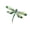 Green, variant on Exquisite Dragonflies Crystal Brooch Lapel Pin for Vintage Jewelry Enthusiasts