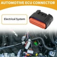 thumbnail image 2 of Unique Bargains 26 Pin Automotive ECU Connector Waterproof Female Electrical Wire Connector Plug for Car Boat RV 1 Pc, 2 of 6