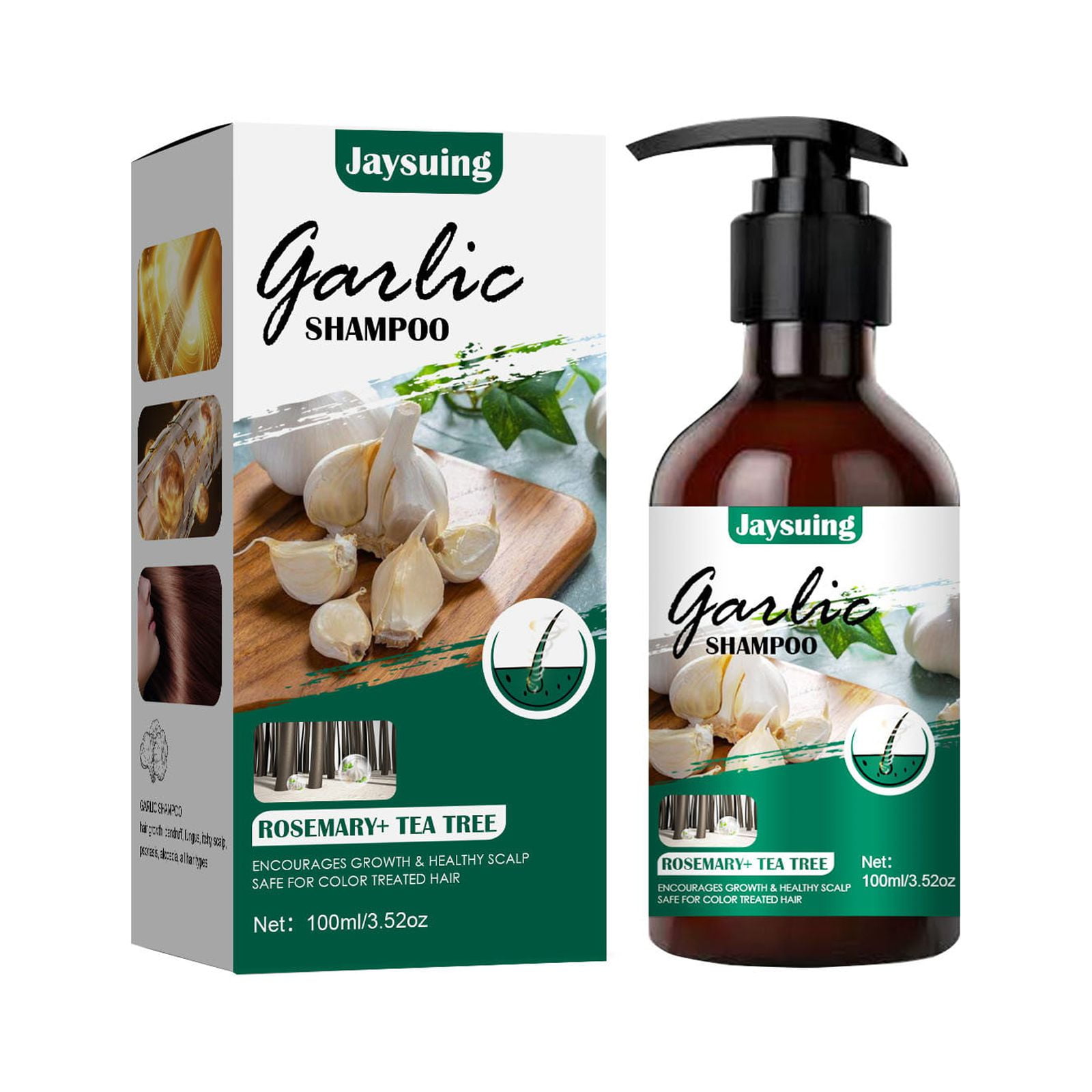 ZTTD Garlic Hair Growth Shampoo AntiDandruff Treatment AntiDandruff