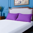 thumbnail image 2 of Ntbay Microfiber Pillowcase set - 2 Pack - Envelope Closure Pillow Cases - Standard - Purple, 2 of 5