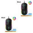 thumbnail image 2 of sweethay Ratón de juego de 6400DPI USB con cable RGB Light Gaming Mouse DPI ajustable portátil para computadora para accesorio de computadora Type2 NO2, 2 of 6