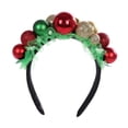 thumbnail image 4 of Diademas navideñas Salvador Aro para el cabello Verde, 4 of 9