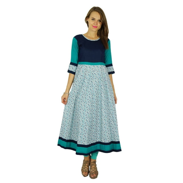 Phagun Kurti Ethnique Indien Coton Designer Bollywood Tunique Robe Kurta pour Femmes