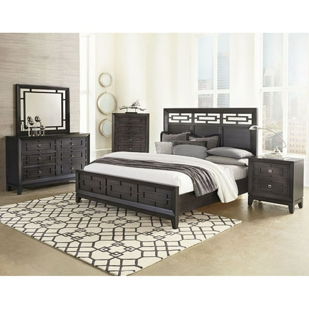 Cambridge Wright 5-Piece Queen-Size Bedroom Suite in Gray ...