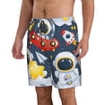 thumbnail image 2 of Fotbe Astronaut And Space Trajes de Baño Estampados para Hombre, Shorts de Verano de Secado Rápido, Ropa de Playa, Bañadores-Large, 2 of 6