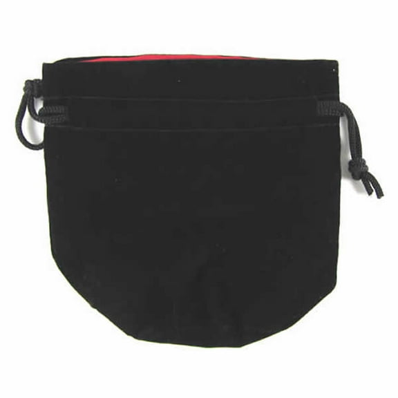 Black Velvet Dice Bag (3in x 4.5in) Koplow Games