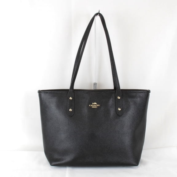 Pre-Owned COACH F58846 Tote Bag Leather Black Women's