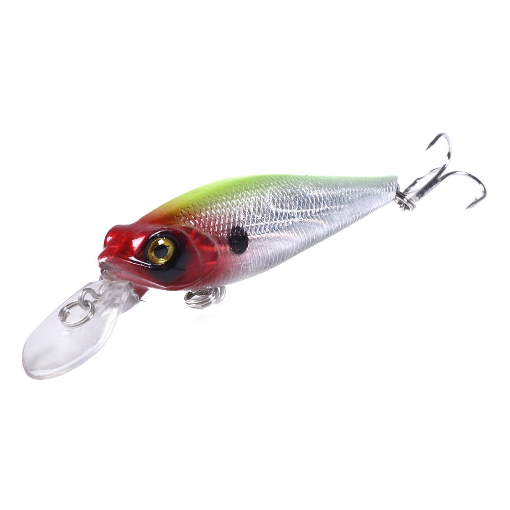 HENGJIA Minnow Bass Fishing Lures - Jerkbait Lure Set Hard Baits Crankbait for Catfish Trout Walleye Fishing Plug 8Pcs/kit