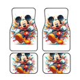thumbnail image 1 of Cartoon Mickey Mouse And Minnie Mouse Car Floor Mats Universal Floor Mats for Cars Front Rear Car Foot Mats Cute Anime Pattern Car Accessories for Trucks, 1 of 5