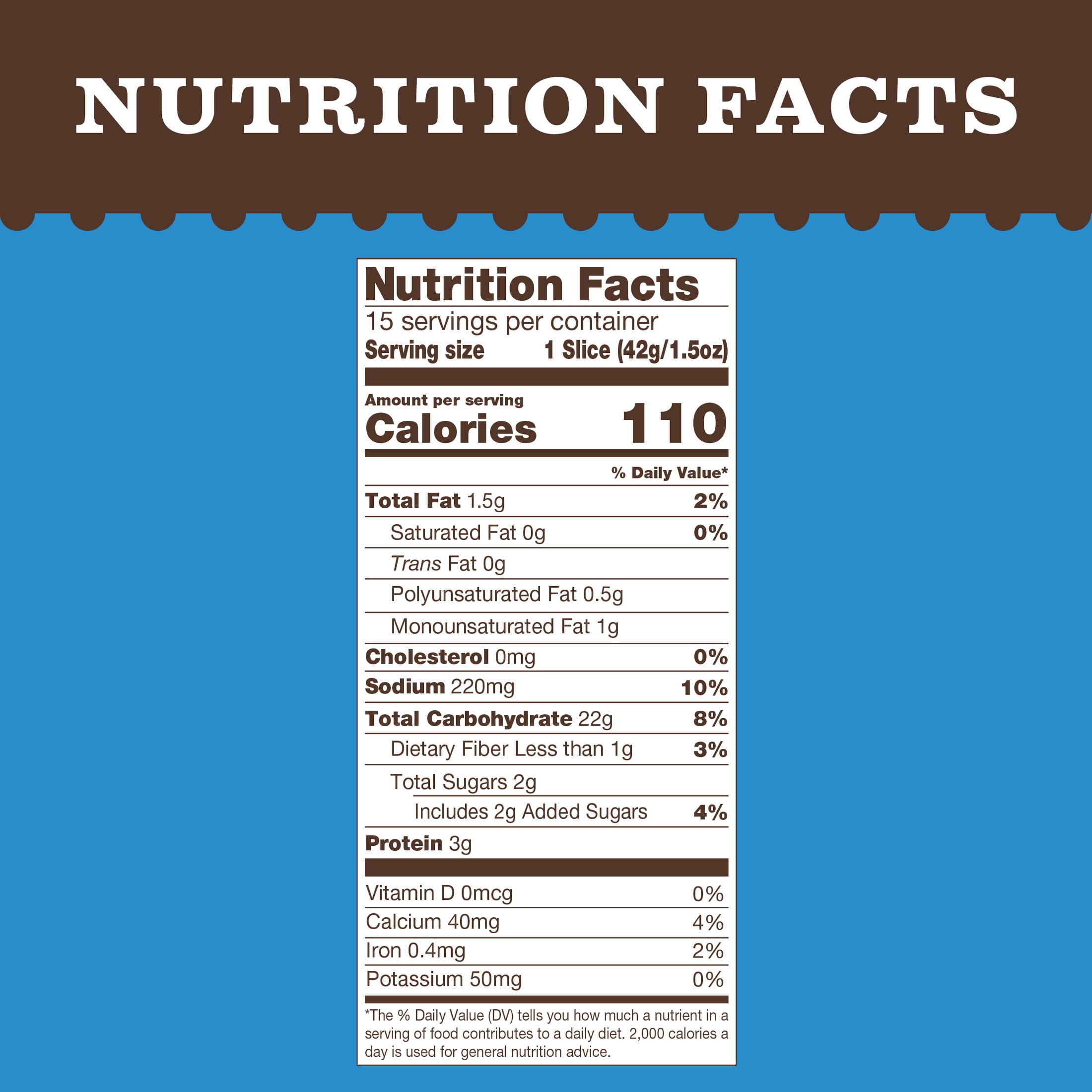 Nature's Own Perfectly Crafted White Bread, Thick Sliced Non-GMO Sandwich Bread, 22 oz Loaf