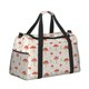 thumbnail image 2 of Fotbe Flat Mushrooms Bolsa de Viaje con Estampado, Bolsa de Fin de Semana para Mujer con Compartimento para Zapatos, Bolsa de Gimnasio con Bolsillo Húmedo, 2 of 7
