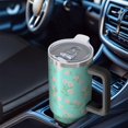 thumbnail image 6 of 40oz Pioneer Flower Floral Print Pattern Insulated Tumbler with Handle, BPA-Free Leak Proof Lid and Straws, Double Wall Vacuum, Hot 12h/Cold 34h, 6 of 6