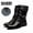 Black Fleece, variant on Men's Mid-Calf Fashion Boots, Pointed Toe Buckle Strap Boots, Warm Lined High Top Motorcycle Boots, Gothic Punk Casual Dress Boots for Spring and Fall