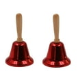 thumbnail image 1 of Agiferg Classic Metal Christmas Hand Bell Xmas New Year Santa Party Celebrate Rattle, 1 of 1