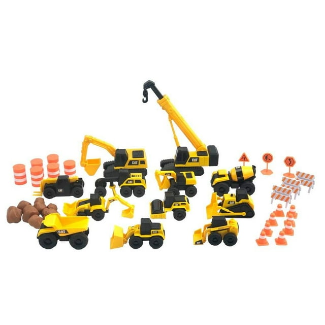 Set Caterpillar CAT Mega de vehículos de Little Machines