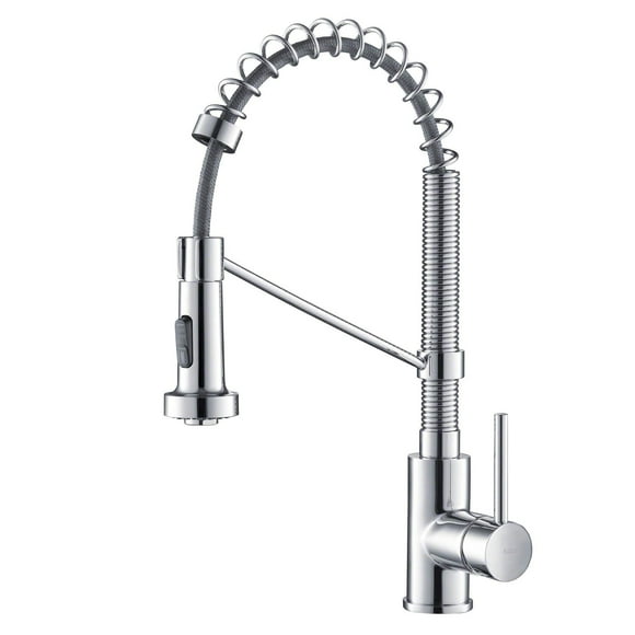 Kraus Bolden 18" Commercial Single Handle Kitchen Faucet w/ Pull Down Sprayhead