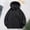 Black, variant on Women's Hooded Windbreaker Waterproof Rain Jacket Colorblock Outdoor Hiking Raincoat Lightweight Athletic Jackets Utility Gorpcore Streetwear Outerwear White L
