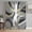 Sage Green, variant on Sheer Curtains 84 Inches Long 2 Panels Set for Living Room, Black Geometric Semi Sheer Curtains for Windows, Modern Sage Green White Striped Art Voile Window Treatments Rod Pocket Curtain