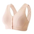 thumbnail image 5 of MEICHEN Middle and Elderly Women's Front Closure Bralettes Cotton Thin No Underwire Push Up Bras Underwear Summer Clothing Fall Fashion Essentials, 5 of 8