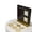 Black and Gold, variant on Skywin QR Code Business Social Media Sign Stand - Elegant Display Holder for Home and Office Desk Decor, Perfect Scan To Sign Icon Stand, Payment Acrylic Sign Holders Stand, Room Decor (White)