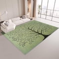 thumbnail image 4 of Washable Area Rug 8x10 ft Green Tree Leaves 3D Print Area Rug for Living Room Bedroom Kids Room Home Decor Carpet, Indoor Non-Slip Floor Rug Mat, Low Pile Rugs, 4 of 7