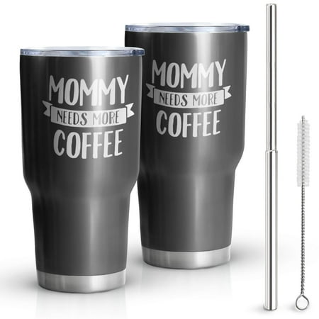 

Momy Needs More Coffee Tumbler 30oz Stainless Steel Insulated Mom Travel Coffee Cups for Mother s Day