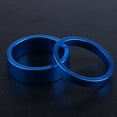 thumbnail image 4 of Junta De Bicicleta Bicicleta Almohadilla para auriculares de bicicleta de aleación de aluminio, 5 uds., almohadilla elevadora delantera, junta de horquilla (azul) Likrtyny Accesorios para bicicletas, 4 of 8