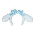 thumbnail image 1 of Doll Set Cartoon Plush Stuffed Figure Cotton Filling Dress Cotton Rabbit Ear High Elastic Toy Flower Print Clothes Fans Collection Gift Headband, 1 of 7
