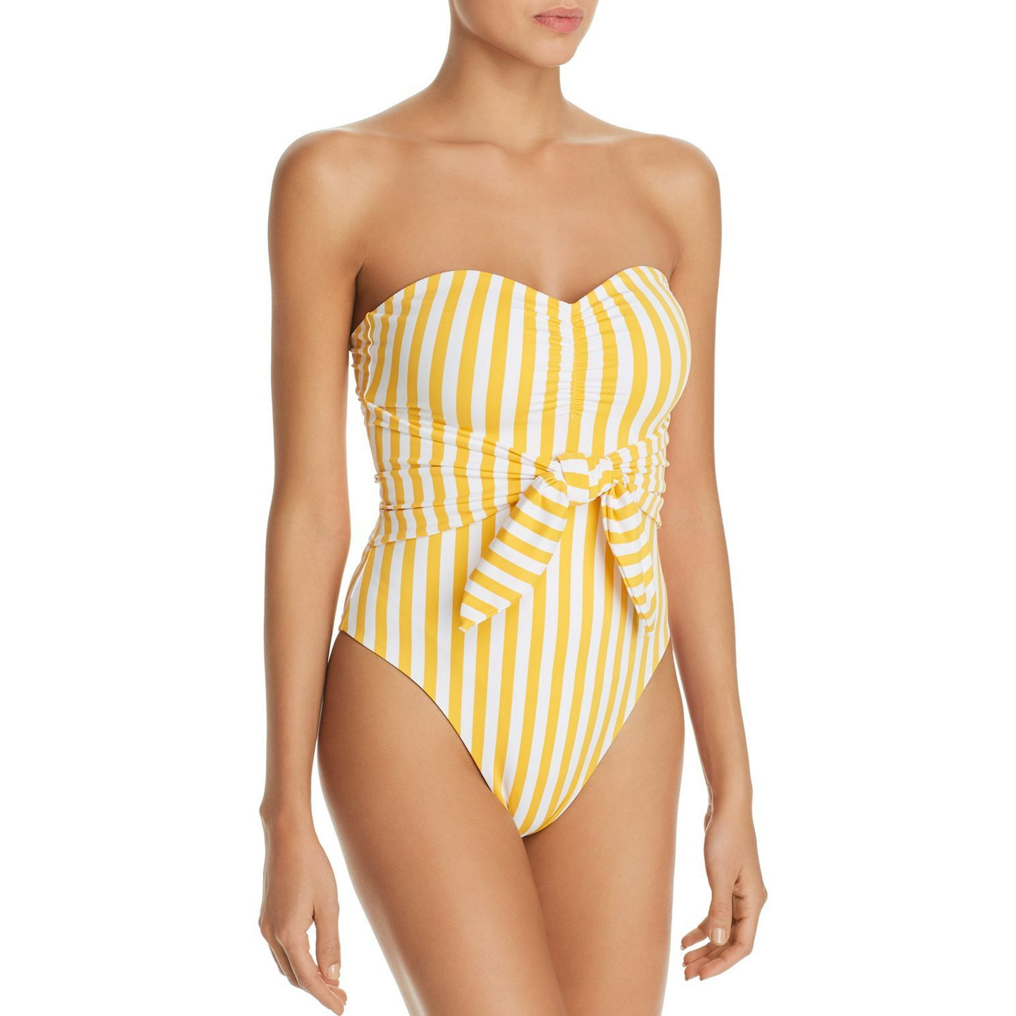 Onia X We Wore What Womens Weworewhat Capri One-Piece, Yellow