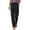 *Black, variant on ClodeEU Women's Elastic Drawstring Waist Pant,Casual Loose Tapered Pants with Pockets Blue,Women's Plus S