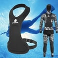thumbnail image 3 of 2xAlmohadilla De Carga En El Pecho Chaleco De Pecho De Buceo De 8 Mm Para Pesca, , Deportes Acuáticos DYNWAVEMX none, 3 of 8