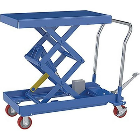 20 x 40 in. 750 lbs Foot Pump Hydraulic Elevating Cart