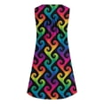 thumbnail image 3 of Pisexur Robes de Plage pour Femmes 2024 Robe d'Été Décontractée Vacances Tendance Boho Imprimé Floral Boutonnée Col en V Sans Manches Robe d'Été, 3 of 4
