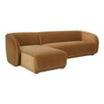 thumbnail image 2 of Moe's Home Collection Faye Sectional Fabric Brown, 2 of 8