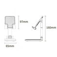 thumbnail image 4 of kurtrusly Foldable Phone Stand for Desk Height Adjustable Cell Phone Holder Compatible with All Mobile Phone, 4 of 7