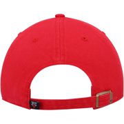 Men's '47 Red Chicago Bulls Core Logo Clean Up Adjustable Hat