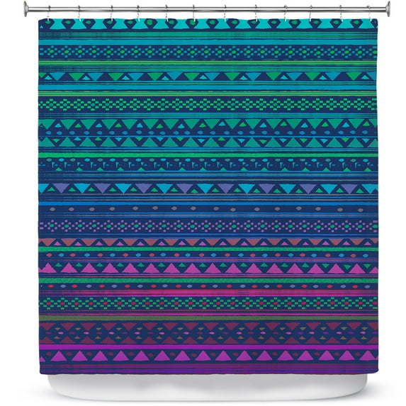 Shower Curtains 70" x 84" from DiaNoche Designs by Nika Martinez - Summer Nights