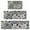 Pioneer Flower Floral-3, variant on Pioneer Flower Floral Print Pattern Kitchen Rugs Sets Of 3,Kitchen Runner Rugs Non Skid Washable,Decorative Kitchen Floor Mats for Kitchen,Sink,Laundry,17"x30" 17"x47" 17"x59"