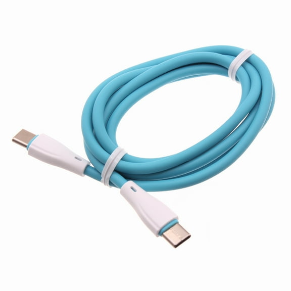 USB-C to Type-C Blue 4ft PD Cable for Samsung Galaxy View 2 (2019) - Fast Charger Cord Power Wire Sync [C-to-C] TPE Fast Long Compatible With Galaxy View 2 (2019) Model ONLY