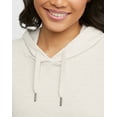 thumbnail image 4 of Hanes Originals Women's Soft Brushed Fleece Hoodie Dress Wheat Heather M, 4 of 7