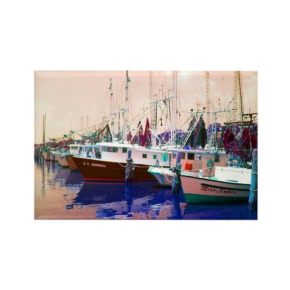 CafePress - Gulfport Boats - Rectangle Magnet, 2"x3" Refrigerator Magnet