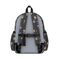 thumbnail image 3 of Mushroom and Dots Black Pattern Cute School Backpack with Padded Back and Adjustable Shoulder Straps 13.4"x11"x4.7", 3 of 5