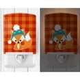 thumbnail image 2 of Caroline's Treasures BB9174CNL Christmas Fox #2 Ceramic Night Light, 6x4x3", multicolor, 2 of 2