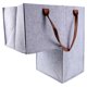 thumbnail image 3 of Fabric Basket Stair Ladder Organizer Basket Organizer For Home Use Grey 16.51X16.51X9.43in 1Pack, 3 of 5