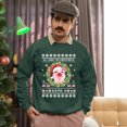 thumbnail image 5 of Christmas Sweatshirt, All I Want for Christmas is a Pig Holiday Ugly Sweatshirt, Funny Festive Crewneck Sweatshirt, Animal Lover & Pet Pig Owner Gift, 5 of 5