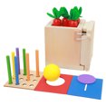 thumbnail image 4 of Juego de caída de colores de cerillas de bolas, juego de color de cerillas de monedas 4 en 1, juego de cosecha de zanahorias muy versátil, 4 of 8