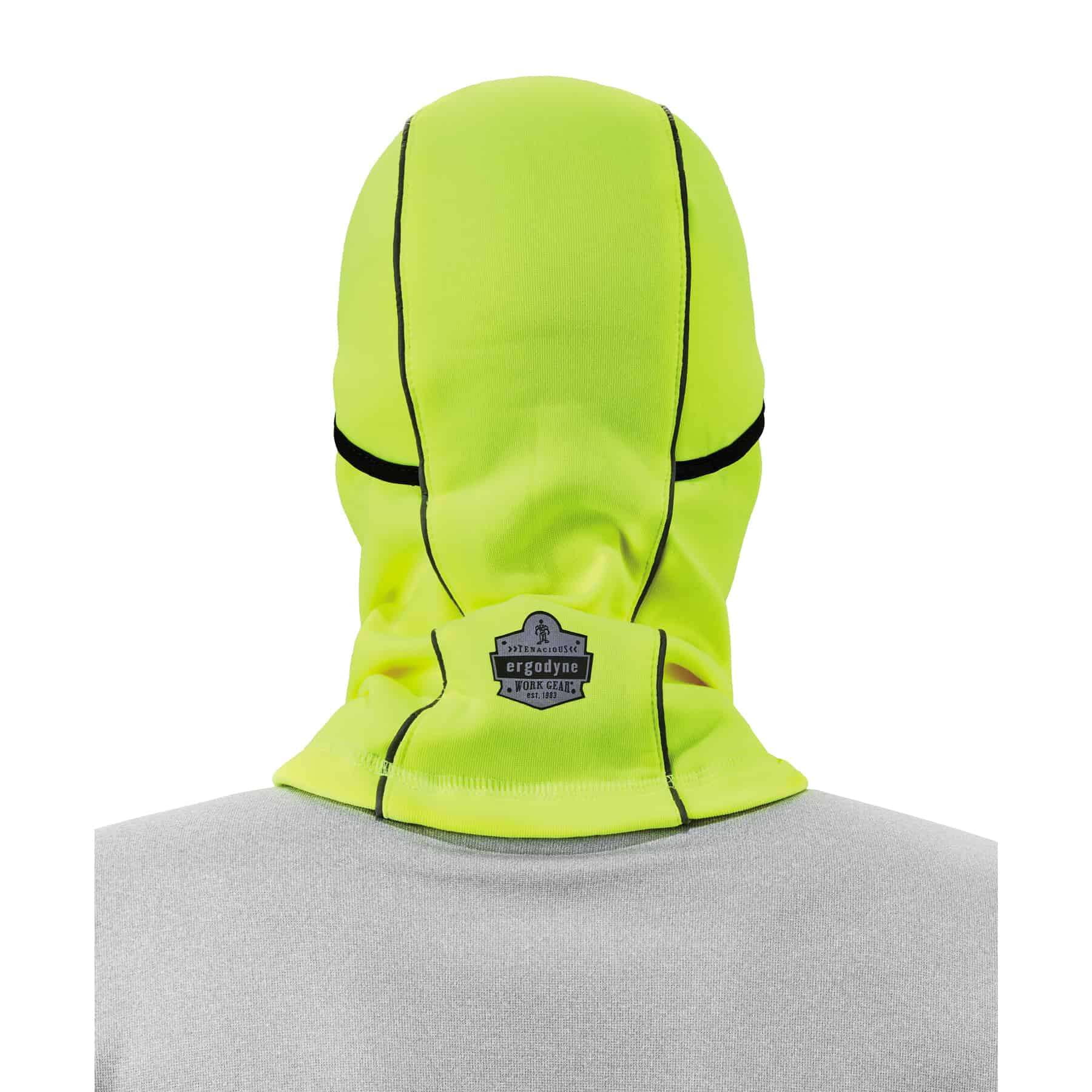 Ergodyne N-FernoÂ® 6823 Wind-proof Hinged Balaclava, Lime