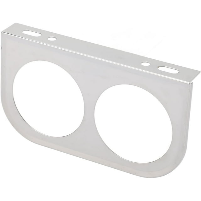 HUGFEGWE 2 Hole Gauge Panel Gauge 2\u20111/16 Inch 52MM Universal Metal Car Meter Mount Instrument Panel Easily Install Gauges and Monitoring Instruments with This Universal Gauge Panel CJB91-46308