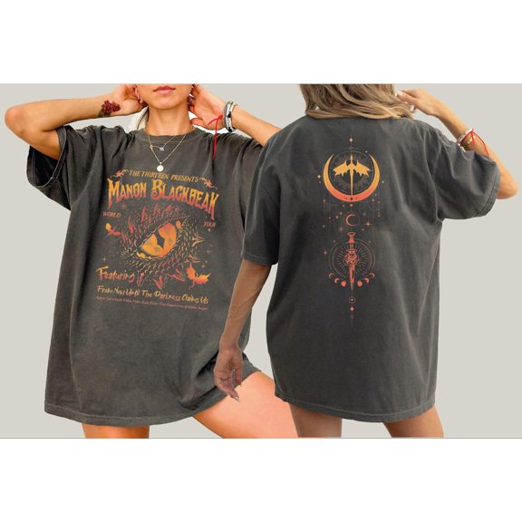 Manon Blackbeak The Thirteen Shirt TwoSided Printed Shirt From Now Until The Darkness